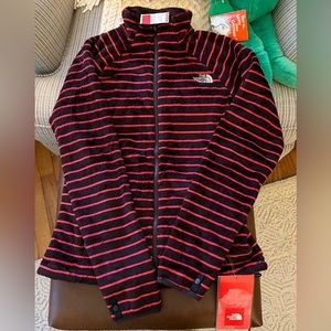 The North Face Osito 2 Striped Fleece Jacket Size small